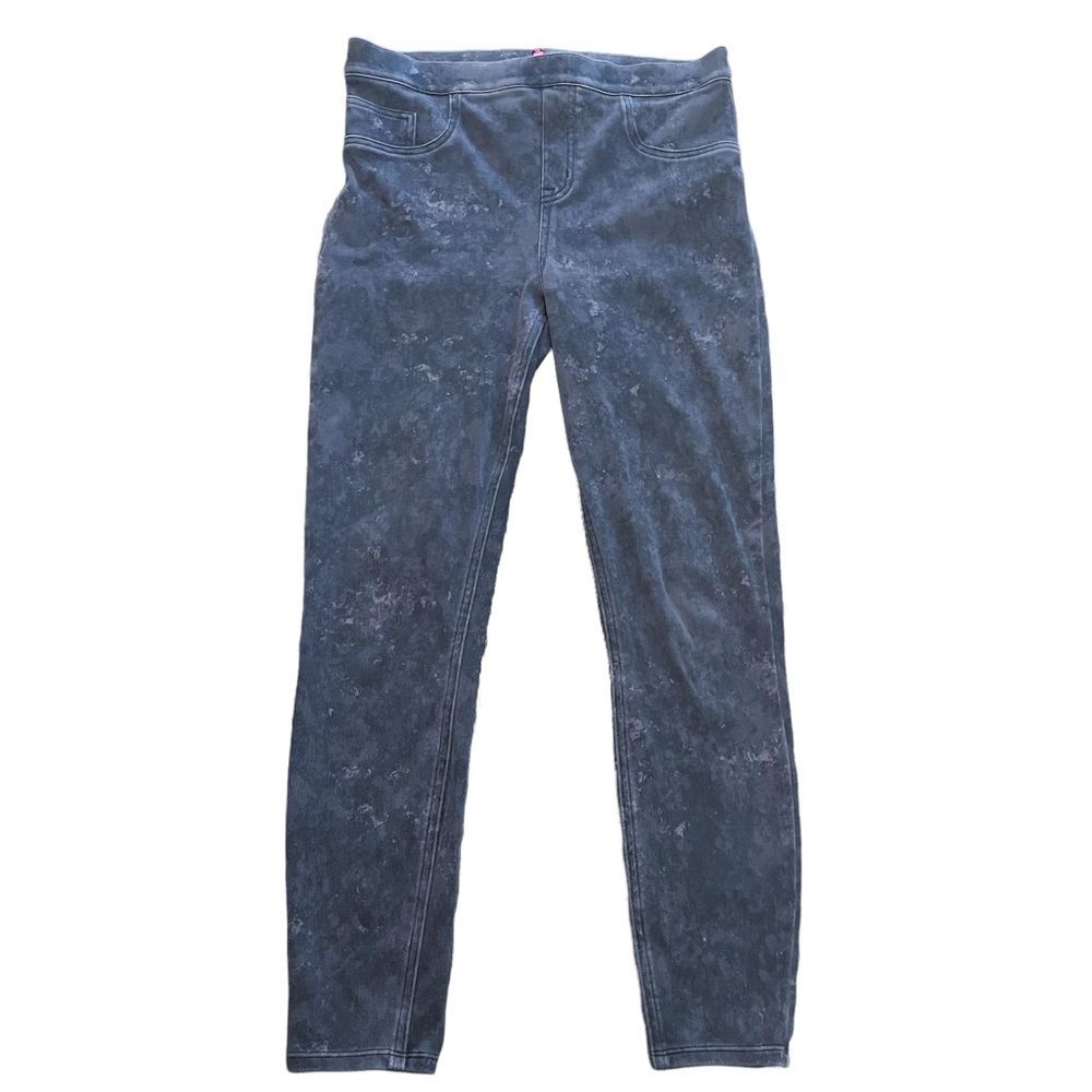 Spanx Jean-ish Ankle Leggings in Gray Marble Women's Medium